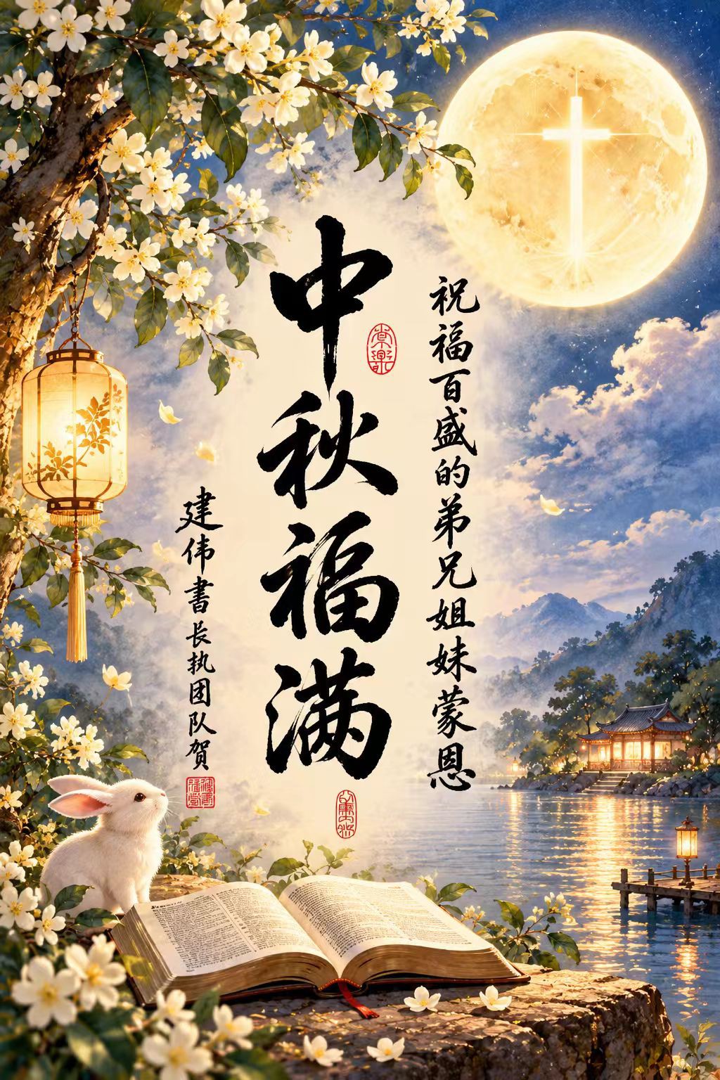 百盛基督教会中秋蒙恩祝福卡